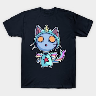 Unique unicorn cat kitten caticorn T-Shirt